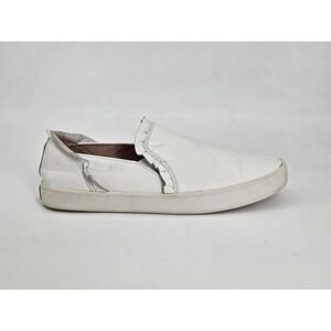 Kate Spade Lilly Genuine Leather Ruffled Sneakers Women's Size 8.5